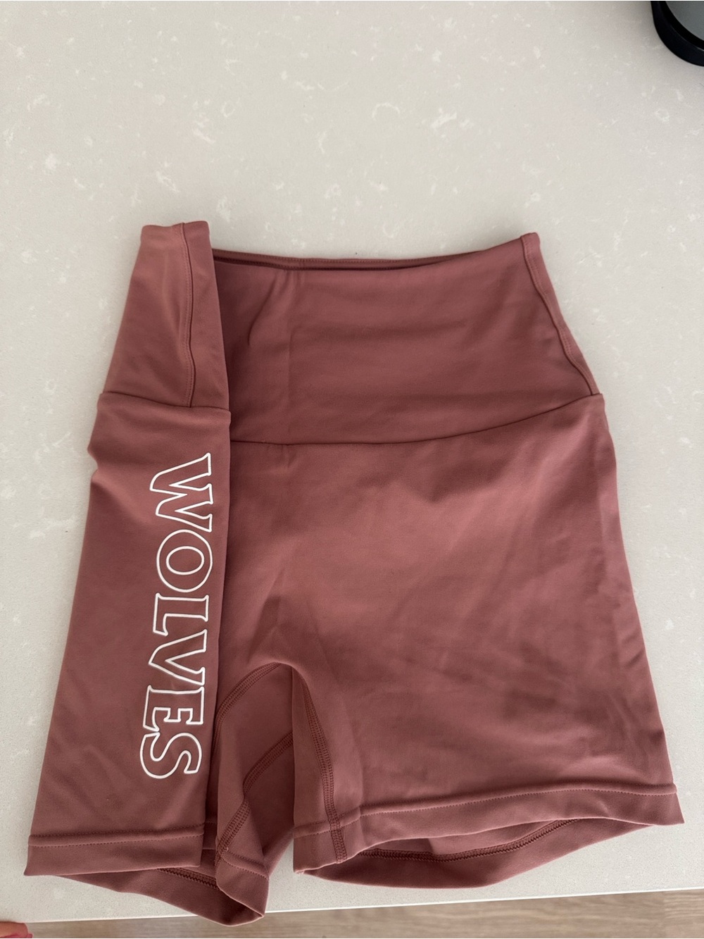 Darc Sport High-Waist Bike Shorts in Mauve